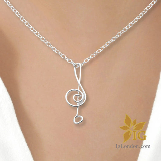 music note necklace 