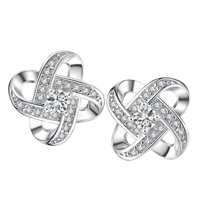 knot of friendship earrings Friendship knot earrings. - IGLondon.com IGLondonByElissa , 925, birthstones, crystal, gemstones, mother, mothers, new, sterling silver