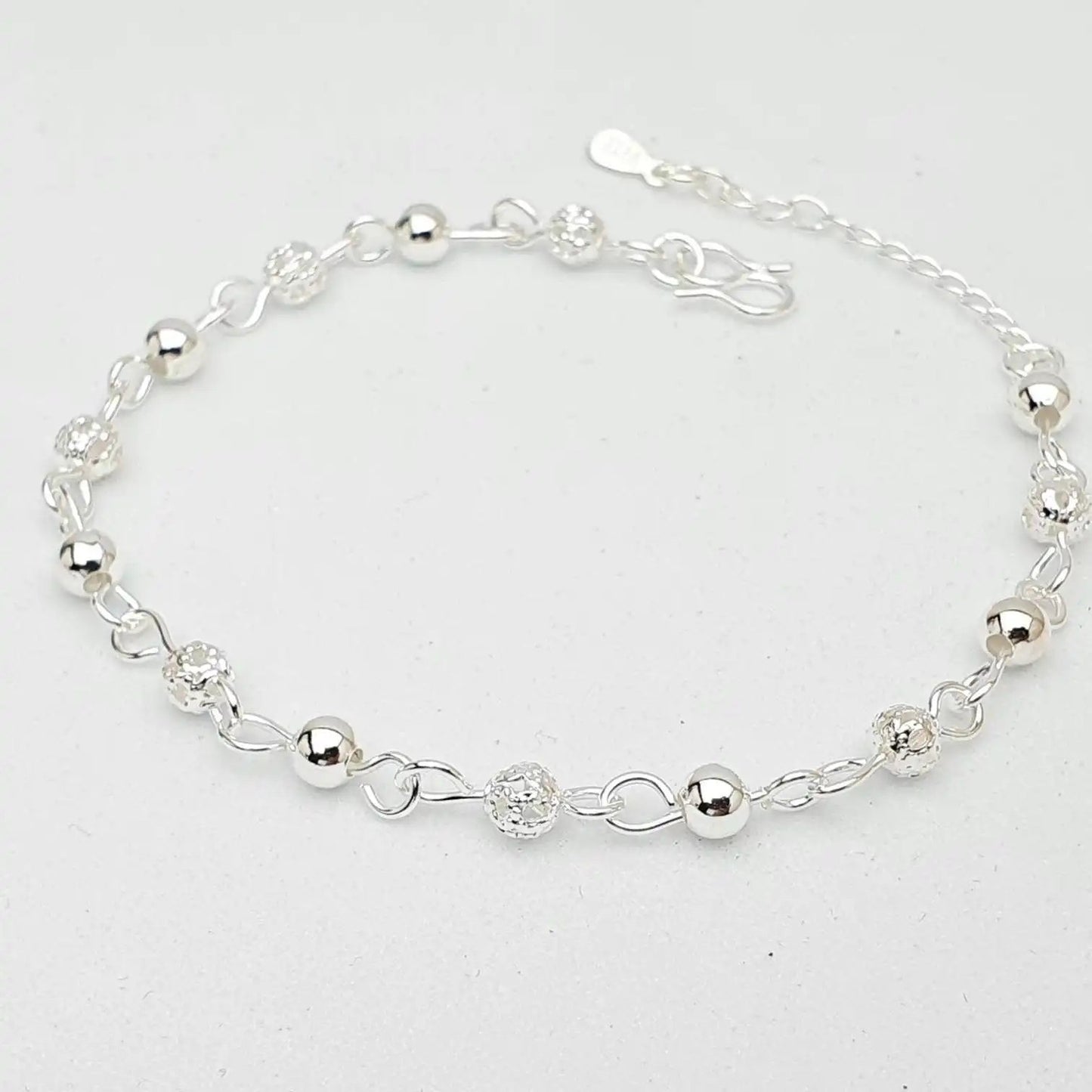 Ball Bracelet Sterling Silver