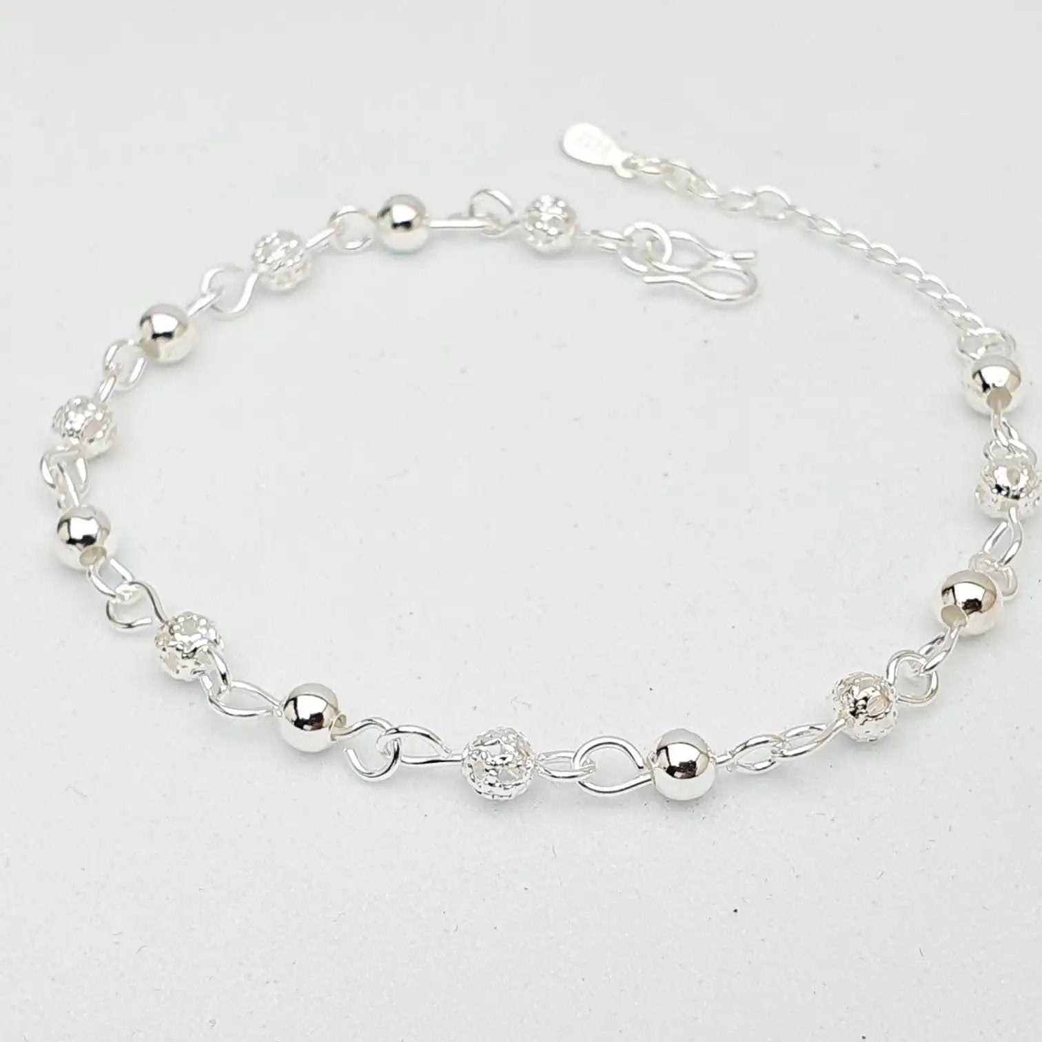 Ball Bracelet Sterling Silver