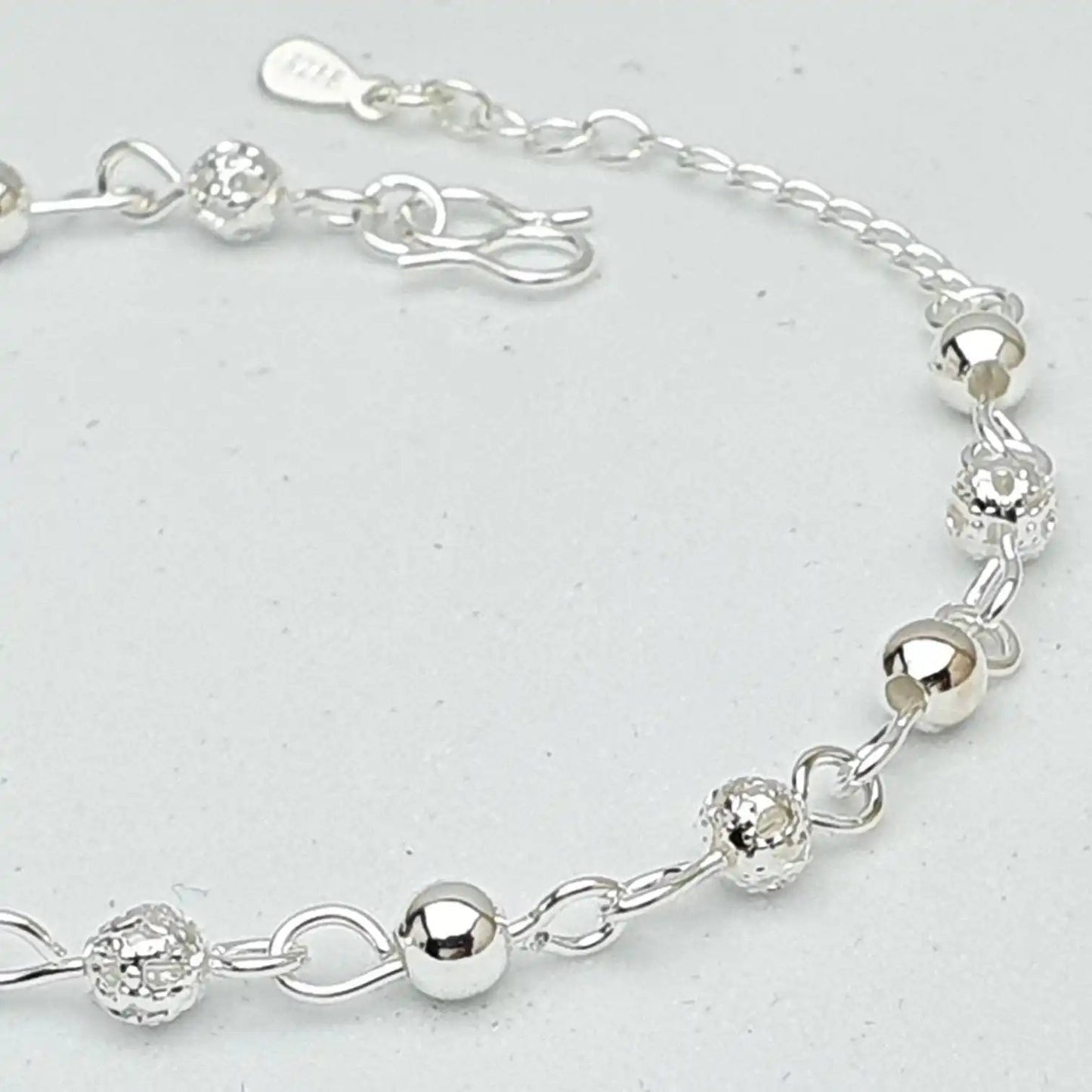 Ball Bracelet Sterling Silver