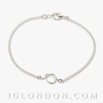 The knot friendship bracelet, crafted in sterling silver - IGLondon.com IGLondon.com, knot, mother, mothers, new, sterling silver
